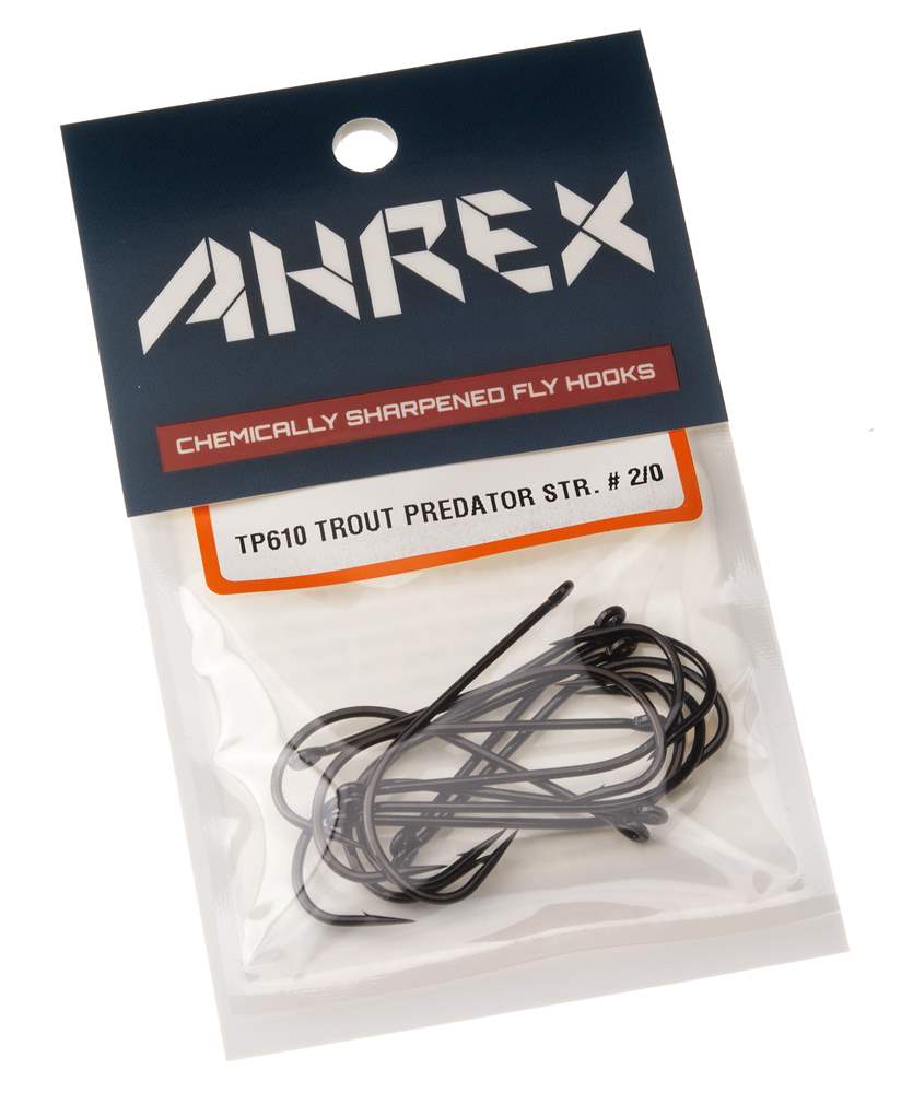 Ahrex Tp610 Trout Predator Streamer #1 Fly Tying Hooks